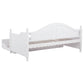 Julie Ann Wood Twin Daybed with Trundle White - Discount Furniture Connection