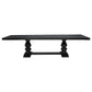 Phelps 9-piece Rectangular Dining Table Set Distressed Noir