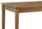 Atwood 5-piece Rectangular Wood Dining Set Warm Brown