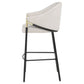 Chadwick Fabric Upholstered Bar Chair Beige (Set of 2)