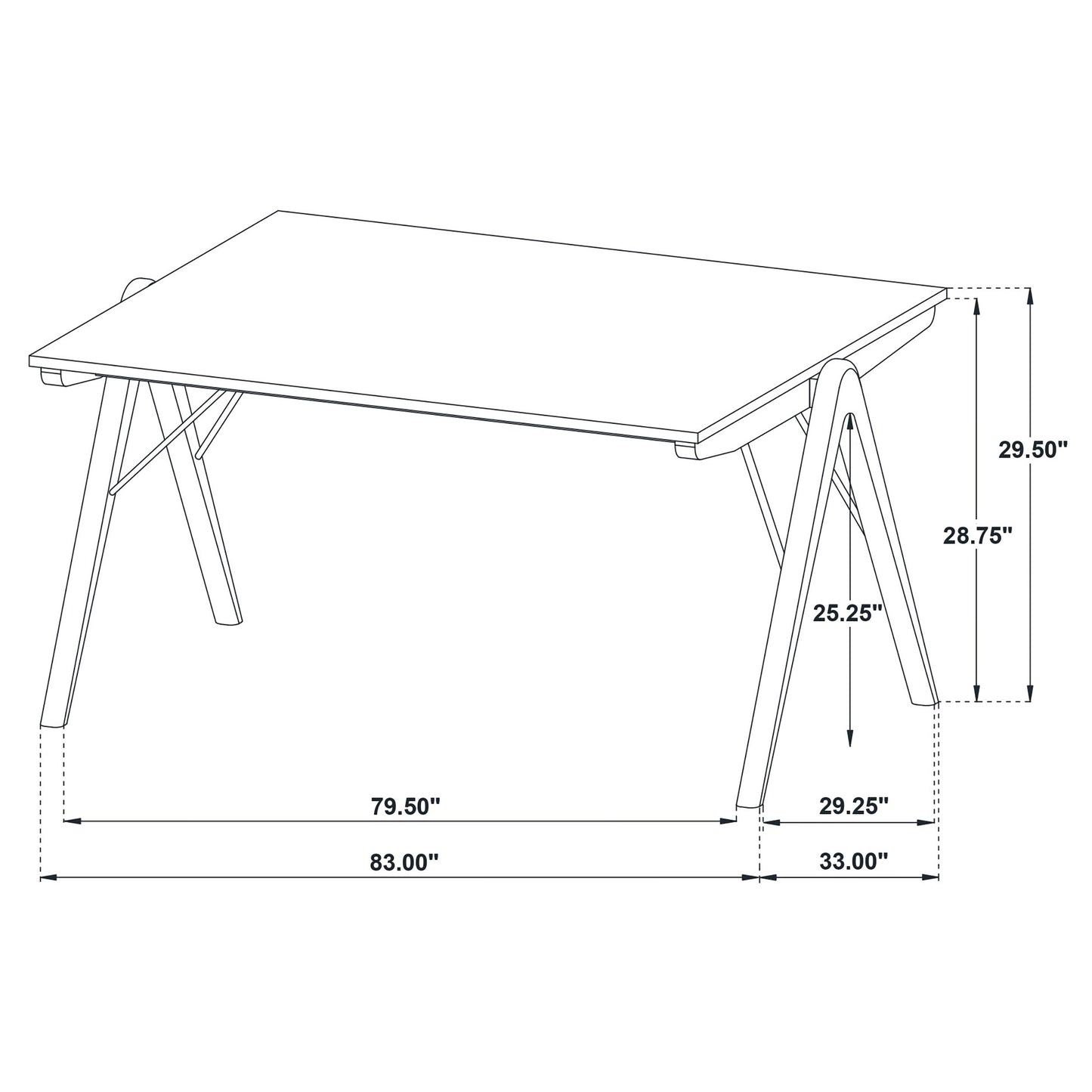 Randolph 7-piece Rectangular Dining Table Sheesham and Brown