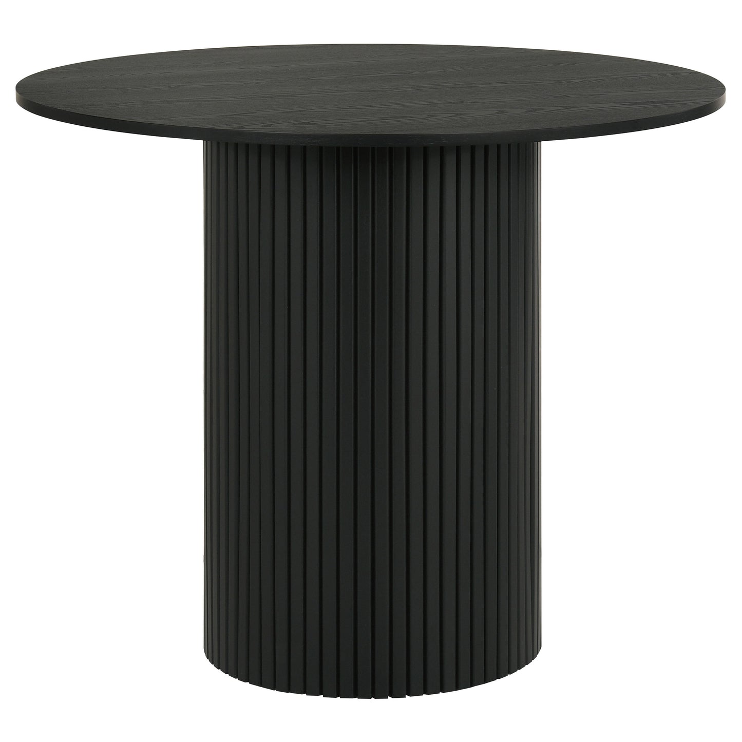 Hamlyn 5-piece Round Wood Counter Height Dining Set Grey and Black