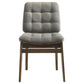 Strouse 5-piece Dining Set Grey and Walnut