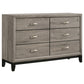 Watson Five-piece Eastern King Bedroom Set Light Taupe