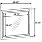 Atlas Bedroom Dresser Mirror Dark Oak