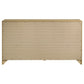 Hendricks 6-drawer Bedroom Dresser Storage Cabinet Light Oak