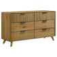Bennett 4-piece Queen Bedroom Set Light Oak
