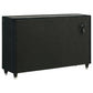 Ravenne 5-piece Velvet Upholstered Queen LED Bedroom Set Black