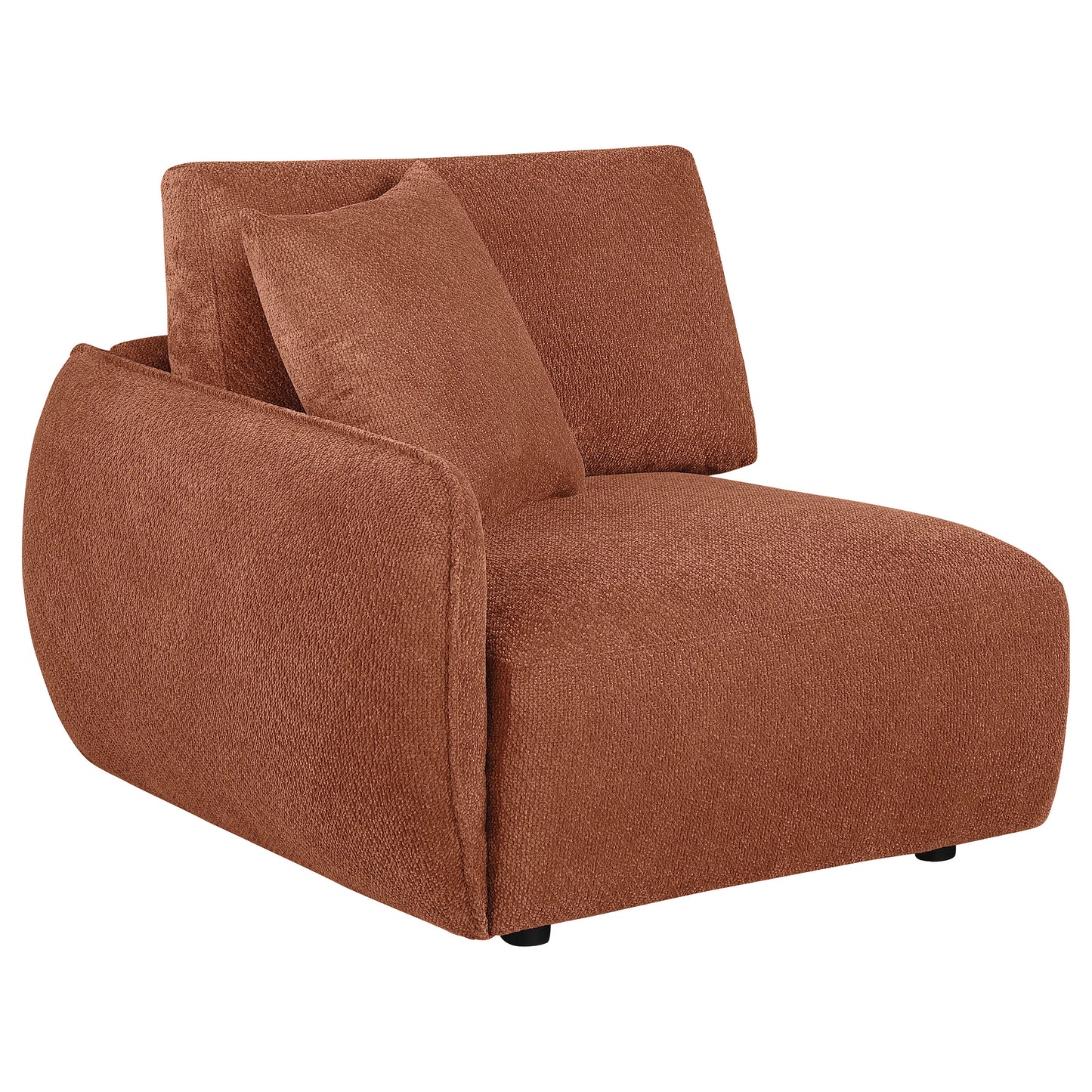 Elysia 6-piece Chenille Upholstered Modular Sectional Sofa Coral