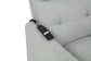 Dayes Upholstered Power Lift Recliner Chair Light Grey