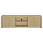 Laurelton 78-inch 4-door TV Stand Media Console Light Oak