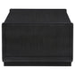 Leandro 2-piece Wood Coffee and End Table Set Burnished Black