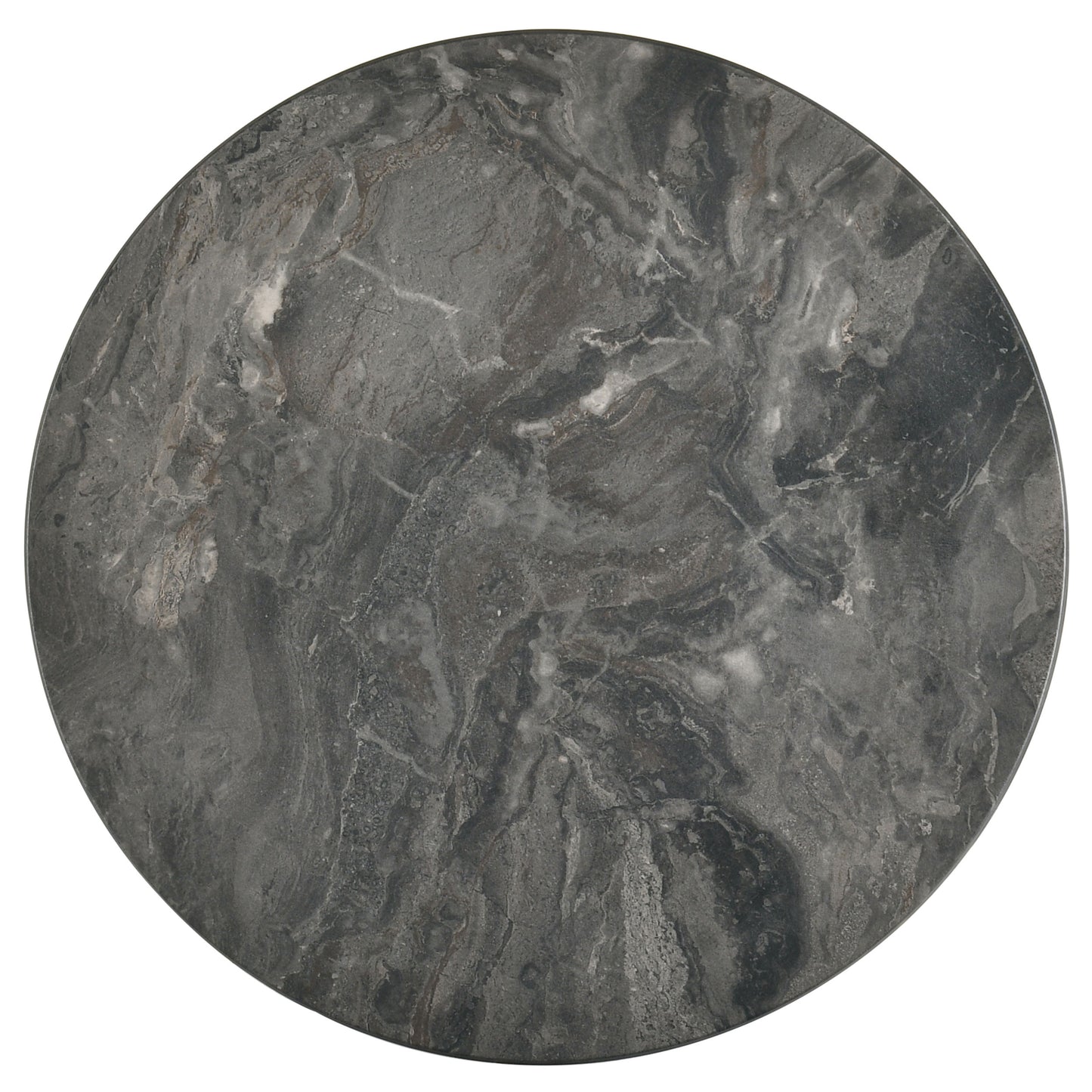 Bradley 2-Piece Round SmartTop Coffee Table Set Smokey Grey and Brown