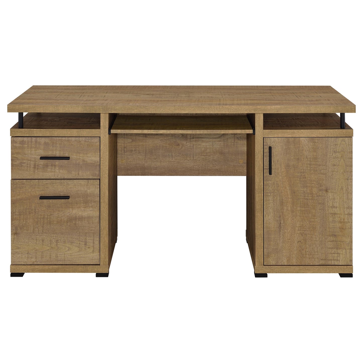 Tracy 55-inch 2-drawer Office Computer Desk Mango