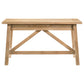 Fabian 54-inch 2-drawer Computer Writing Desk Distressed Light Brown