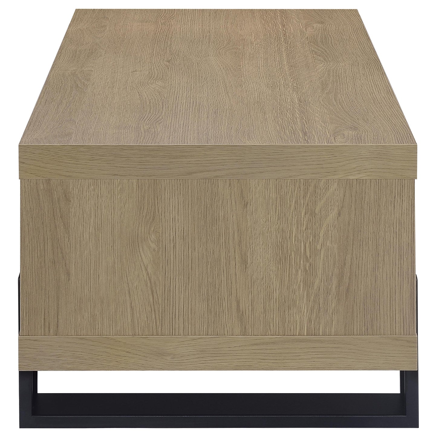 Dinard Engineered Wood Cocktail Coffee Table Latte