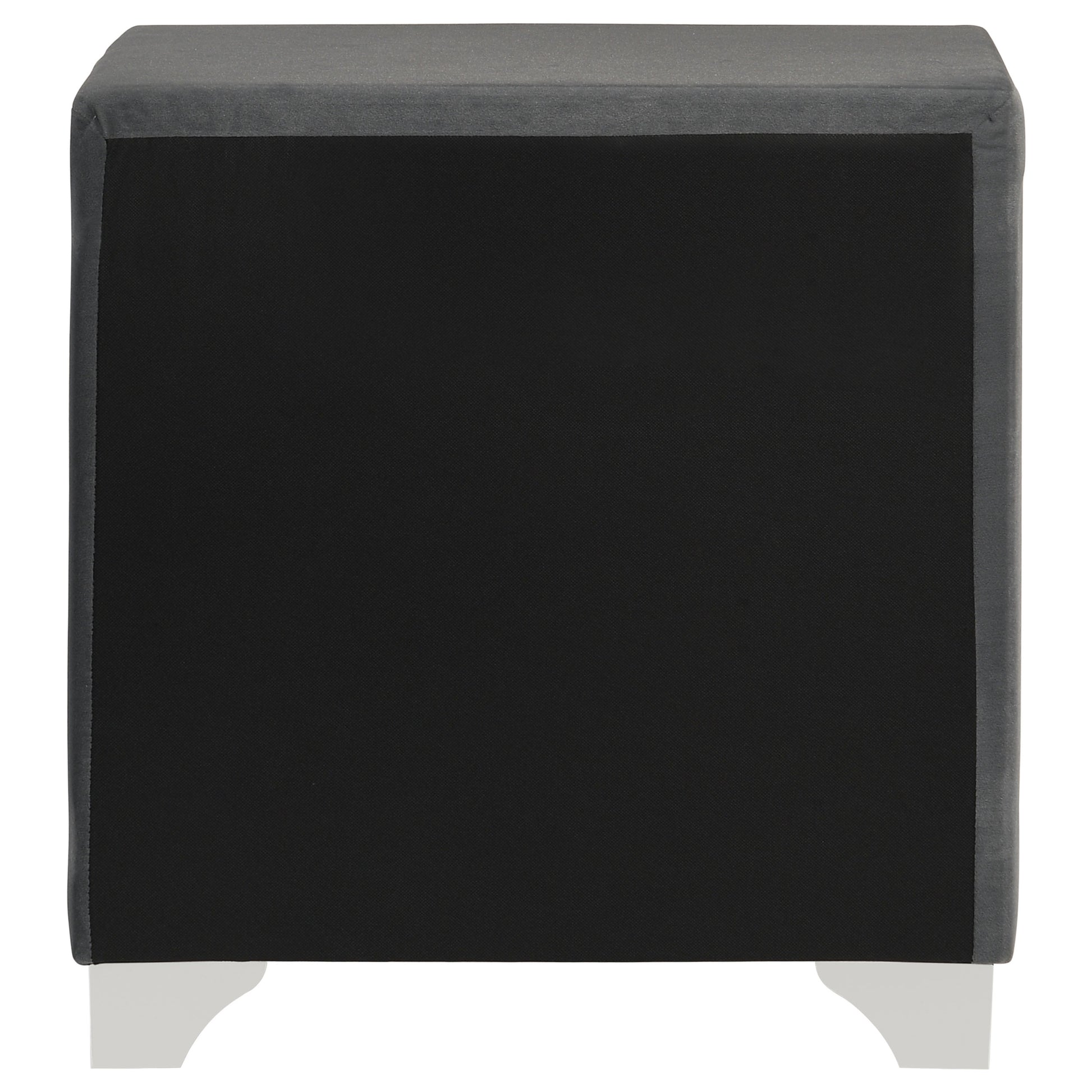 Melody Upholstered 2-drawer Nightstand Grey - Discount Furniture Connection
