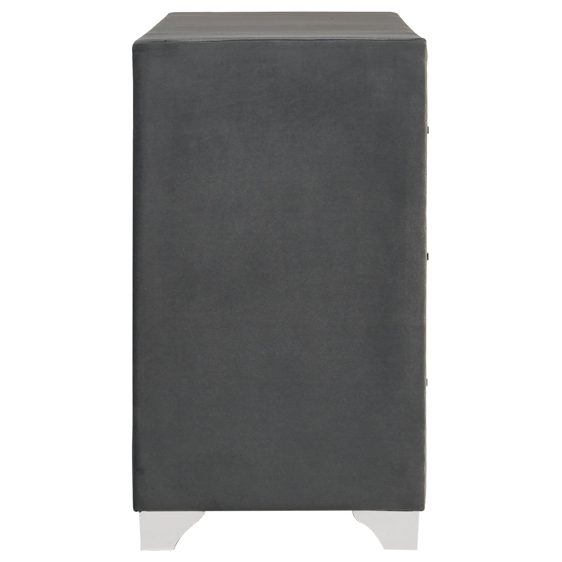 Melody 6-drawer Upholstered Dresser Grey - Discount Furniture Connection