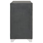 Melody 6-drawer Upholstered Dresser Grey - Discount Furniture Connection