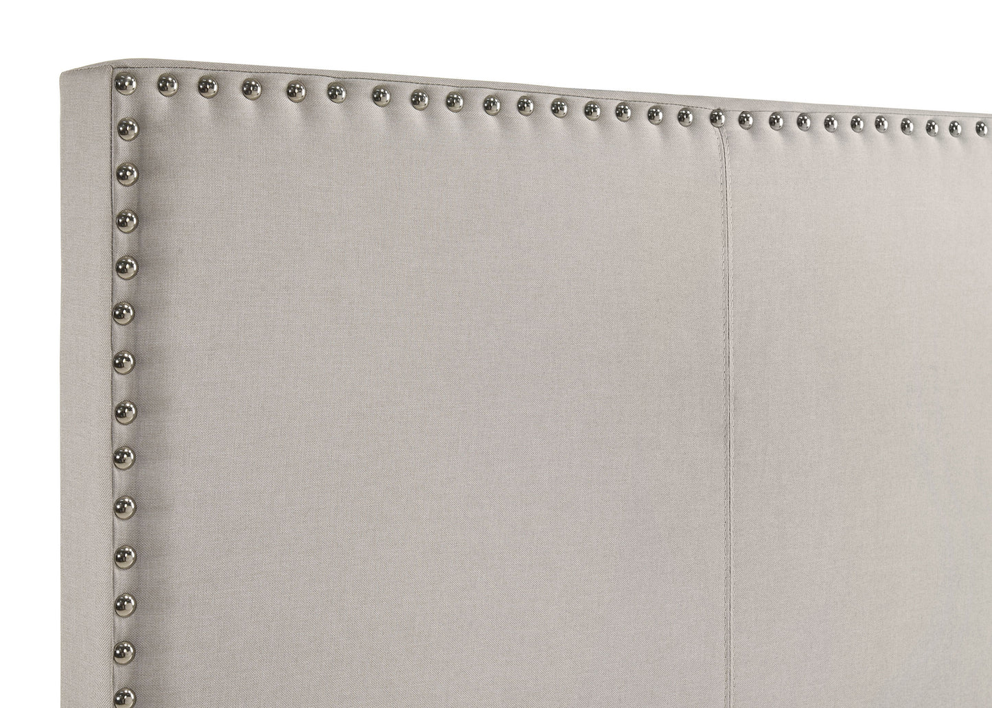 Boyd Upholstered Full Panel Bed Ivory - Discount Furniture Connection
