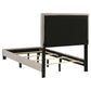 Boyd Upholstered Twin Panel Bed Ivory - Discount Furniture Connection