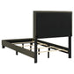 Boyd Upholstered Twin Panel Bed Charcoal - Discount Furniture Connection