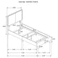 Boyd Upholstered Twin Panel Bed Charcoal - Discount Furniture Connection