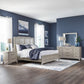 Queen Panel Bed, Dresser & Mirror, Night Stand