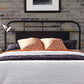 King Metal Bed - Black