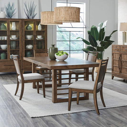 Opt 5 Piece Double Pedestal Table Set