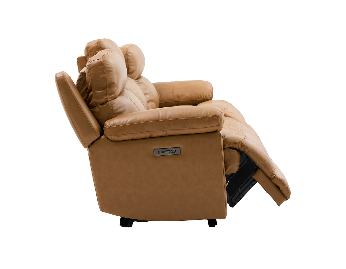 Gatlin Leather Dual-Power 3-Piece Reclining Sofa