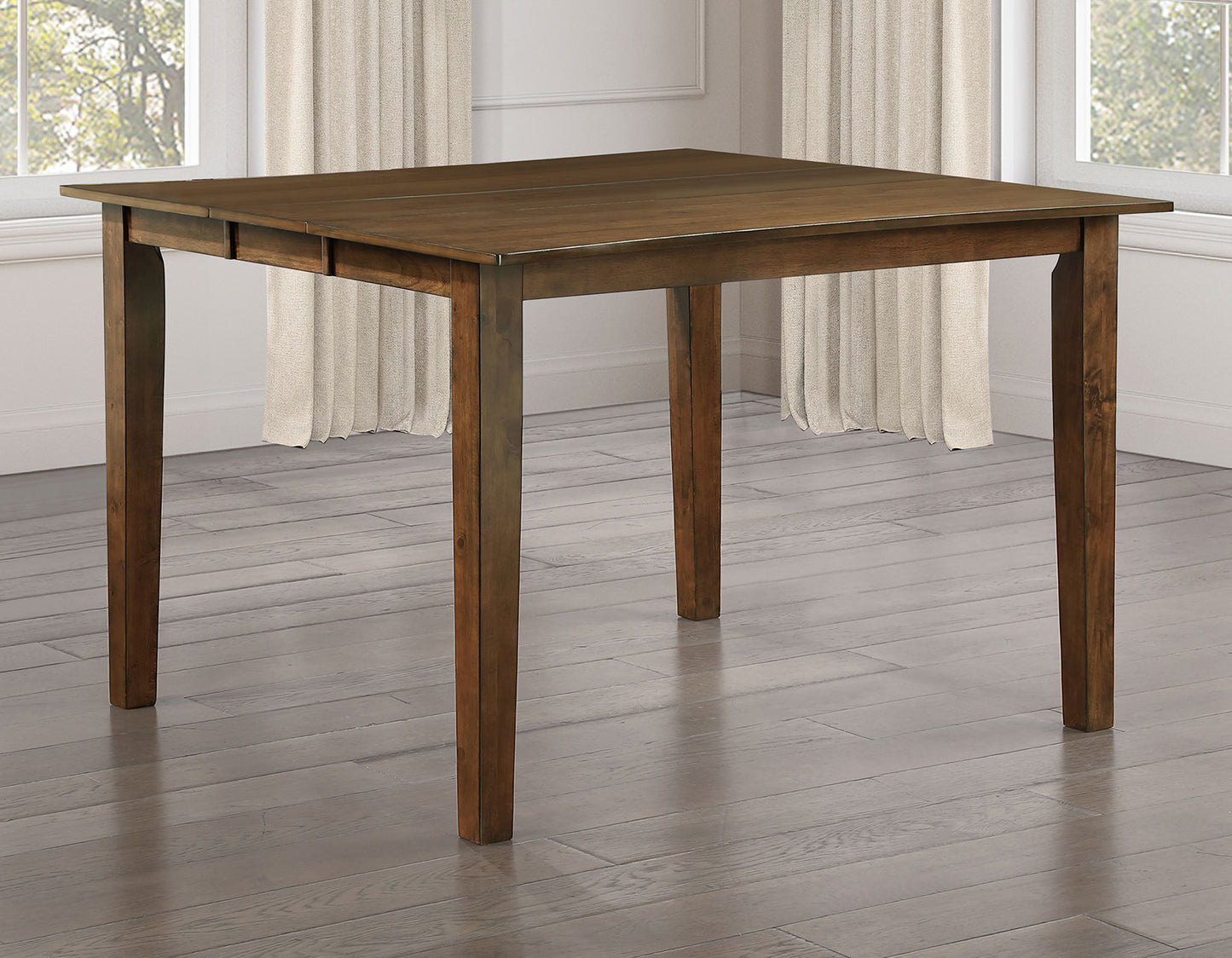 Joplin 5-Piece Counter Dining Set, Walnut Finish