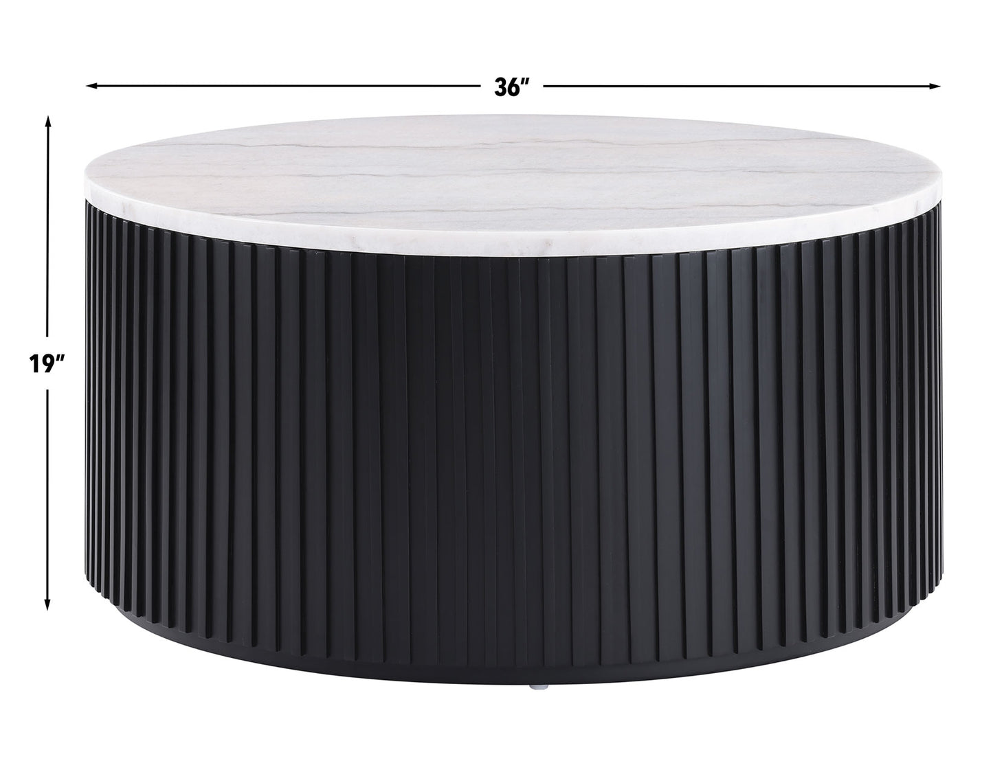 Colvin Marble, Black

Cocktail Table, Castered
End Table