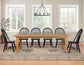 Sommerset 5-Piece 64-96″ Windsor Dining Set