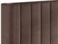 Pearson King Bed, Chocolate Velvet