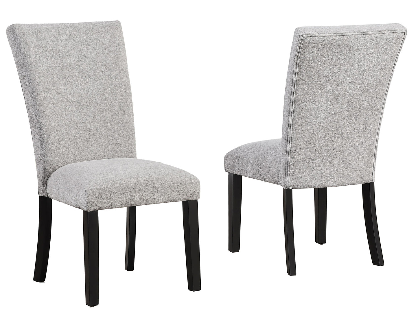 Artemis Side Chair, Gray Chenille