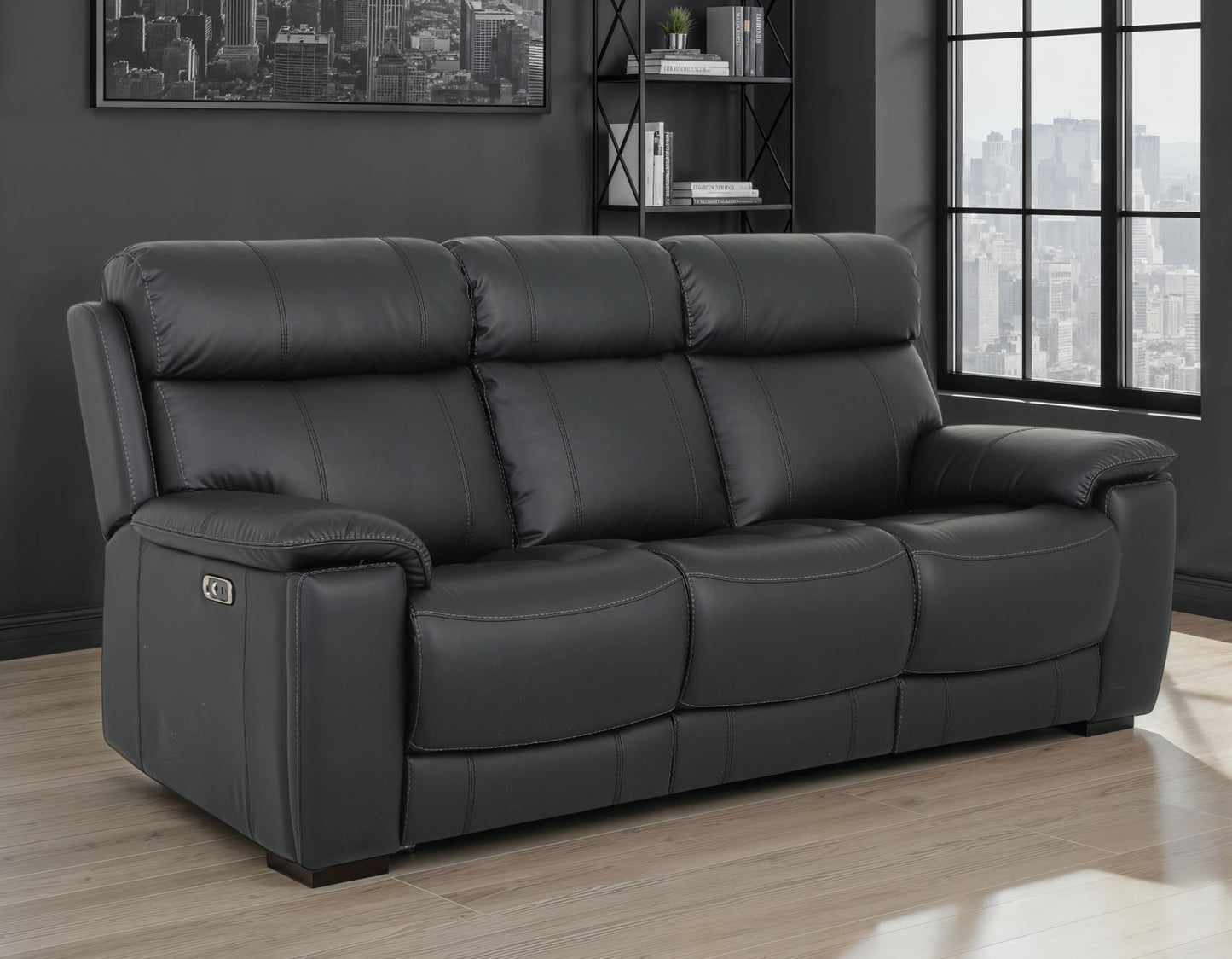 Zenith Home Theater Power Reclining, Built-In Speakers, Lighting And Vibration

91″ Sofa
81″ Loveseat
Recliner
