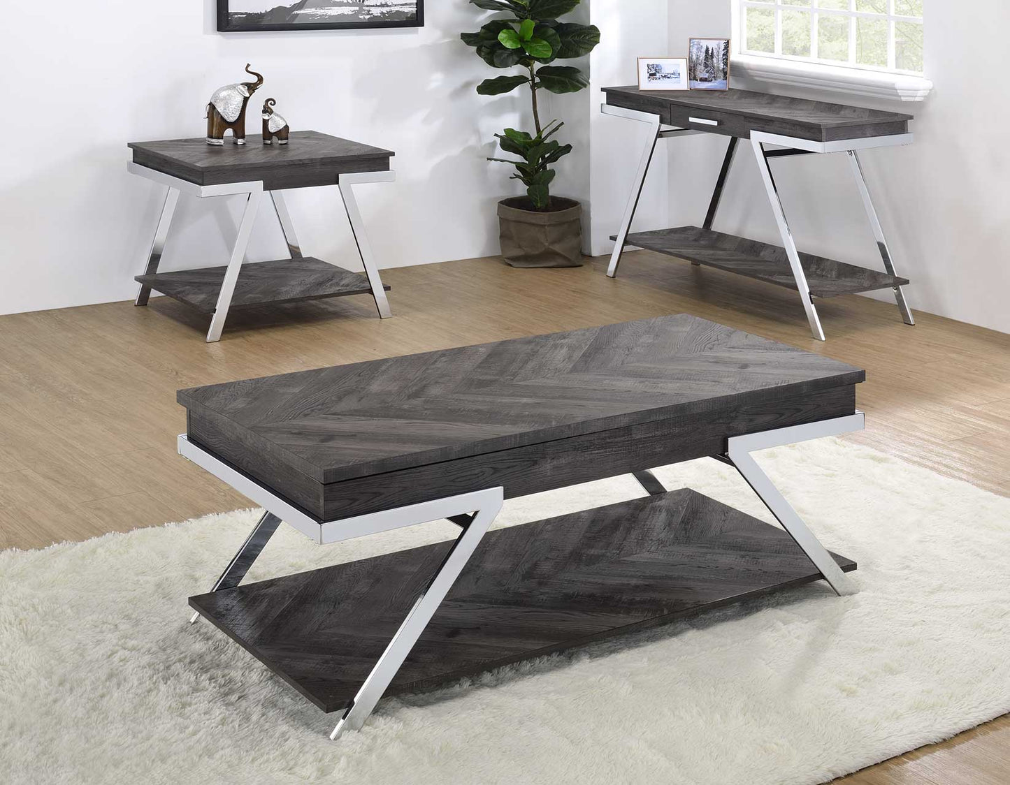 Roma

Lift-Top Cocktail Table
End Table
Sofa Table