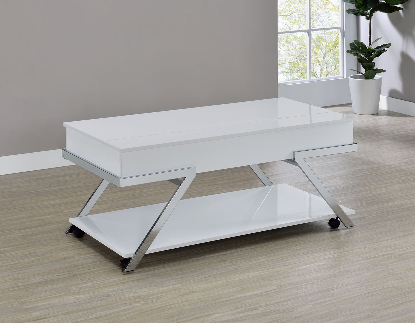 Zena

Lift-Top Cocktail Table, Castered
End Table
TV Stand