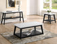 Vida Marble, Black

Cocktail Table, Castered
End Table
Sofa Table