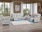 Luna Home Cinema Power Reclining, Ice

82″ Sofa
71″ Console Loveseat
Recliner