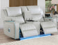 Luna Home Cinema Power Reclining, Ice

82″ Sofa
71″ Console Loveseat
Recliner