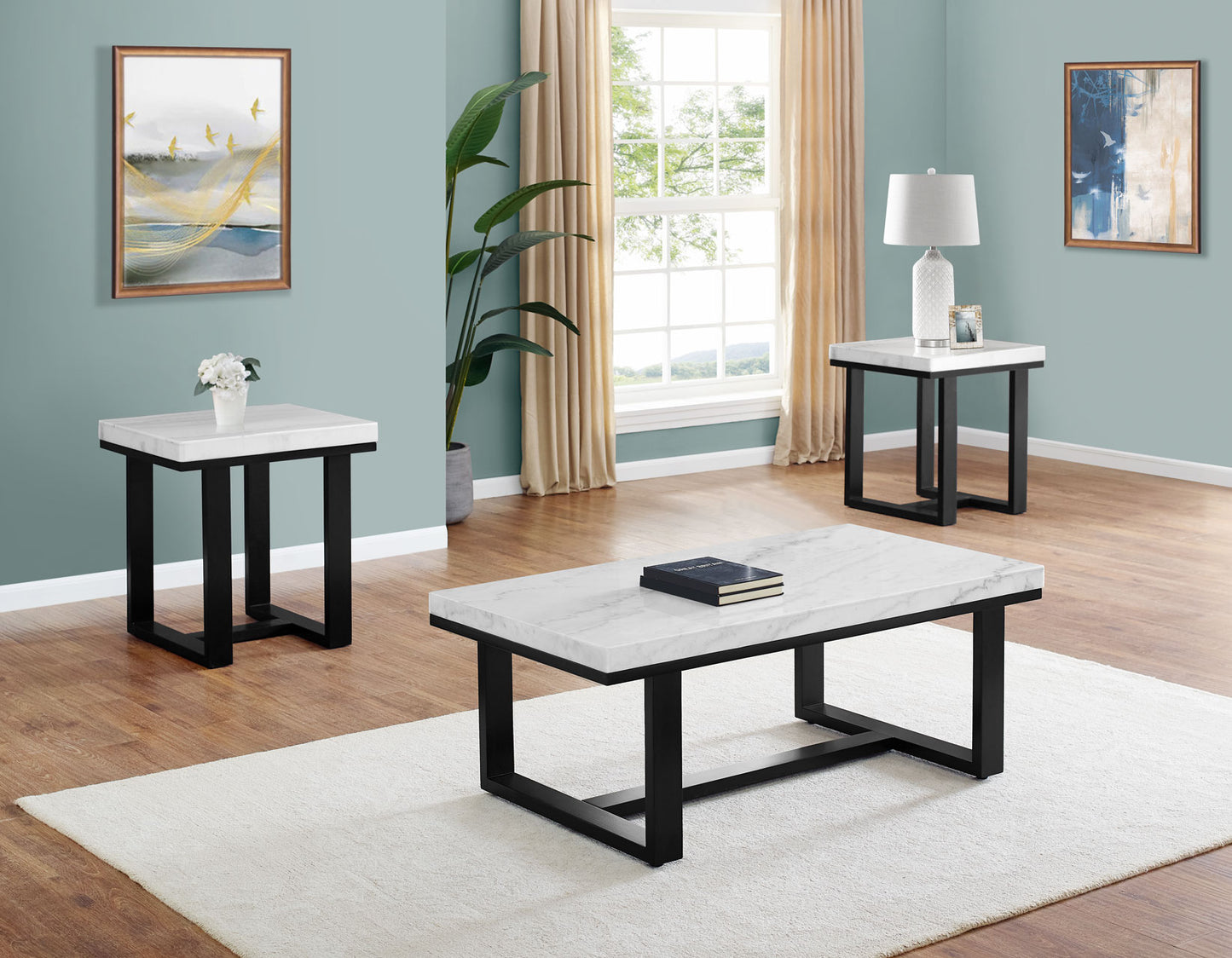 Artemis White Marble

Cocktail Table
End Table