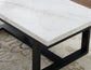 Artemis White Marble

Cocktail Table
End Table