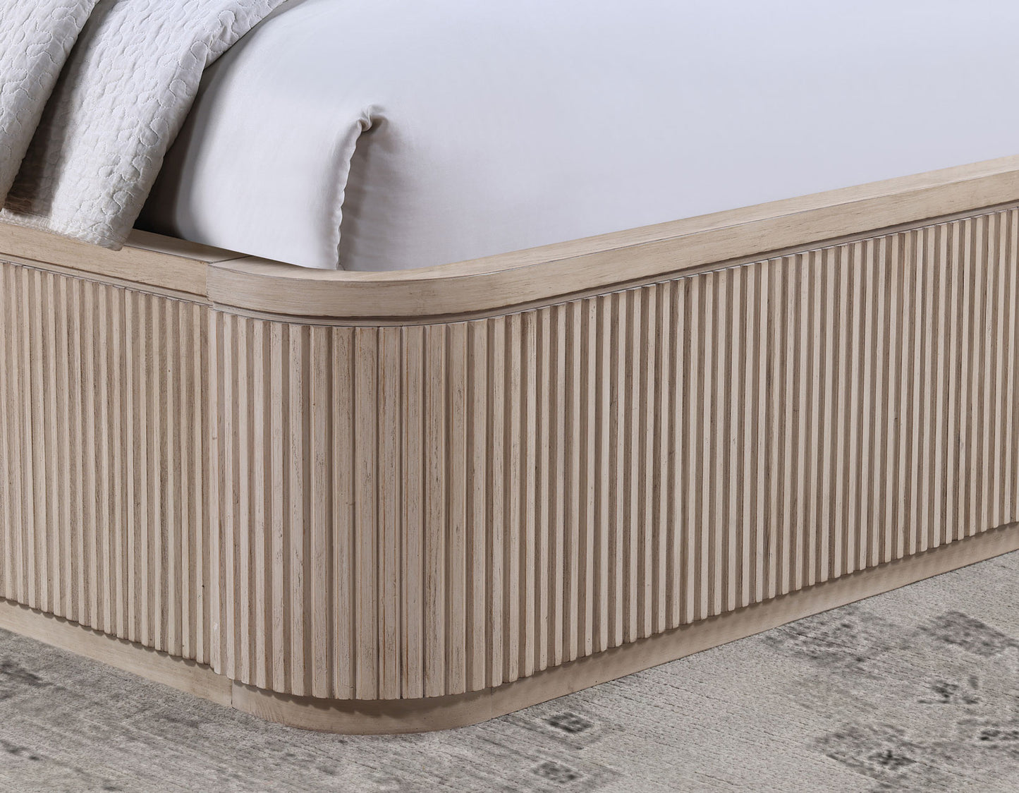 Henry Reeded Bedroom, Tan Finish