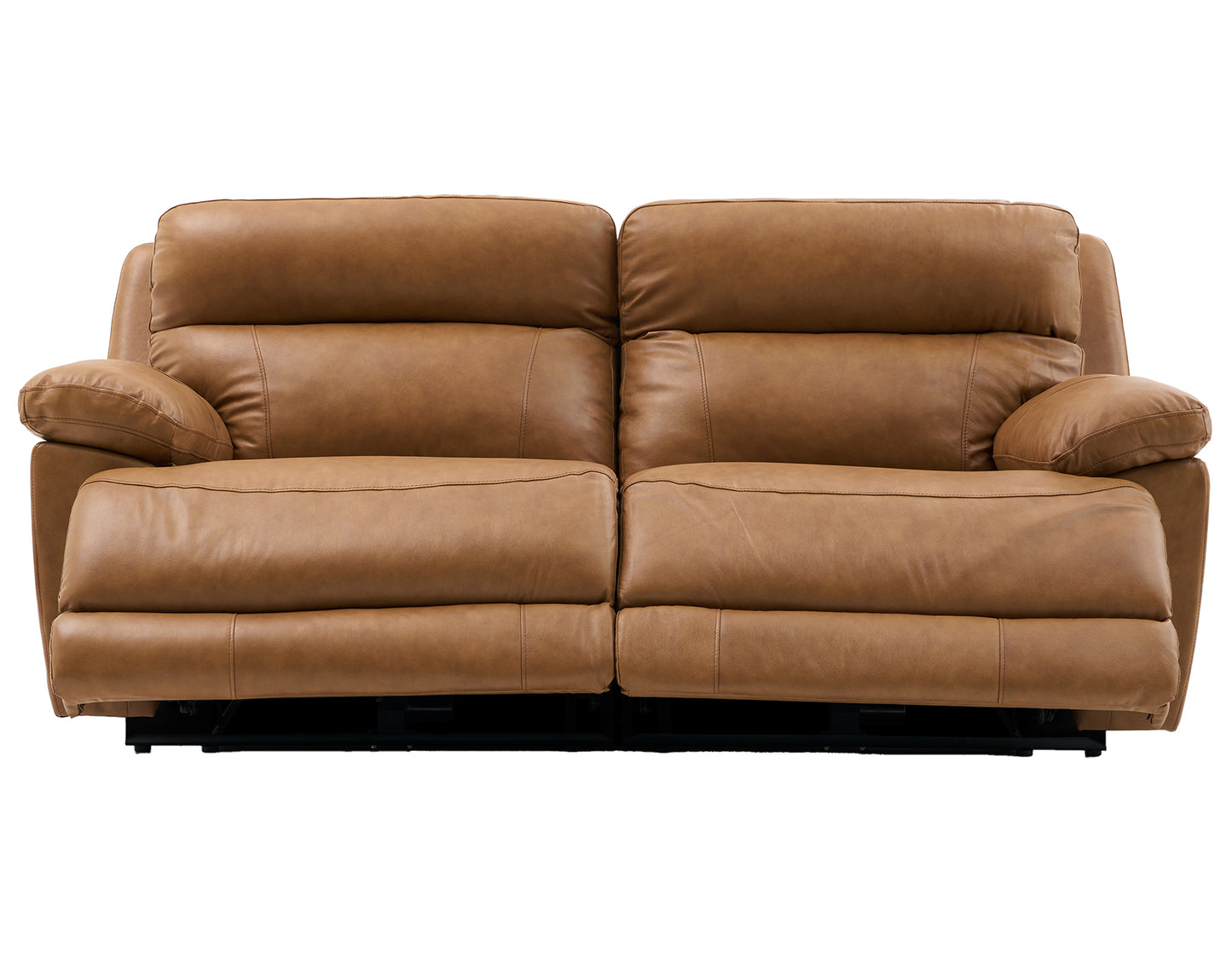 Gatlin Leather Dual-Power 2-Piece Reclining Loveseat