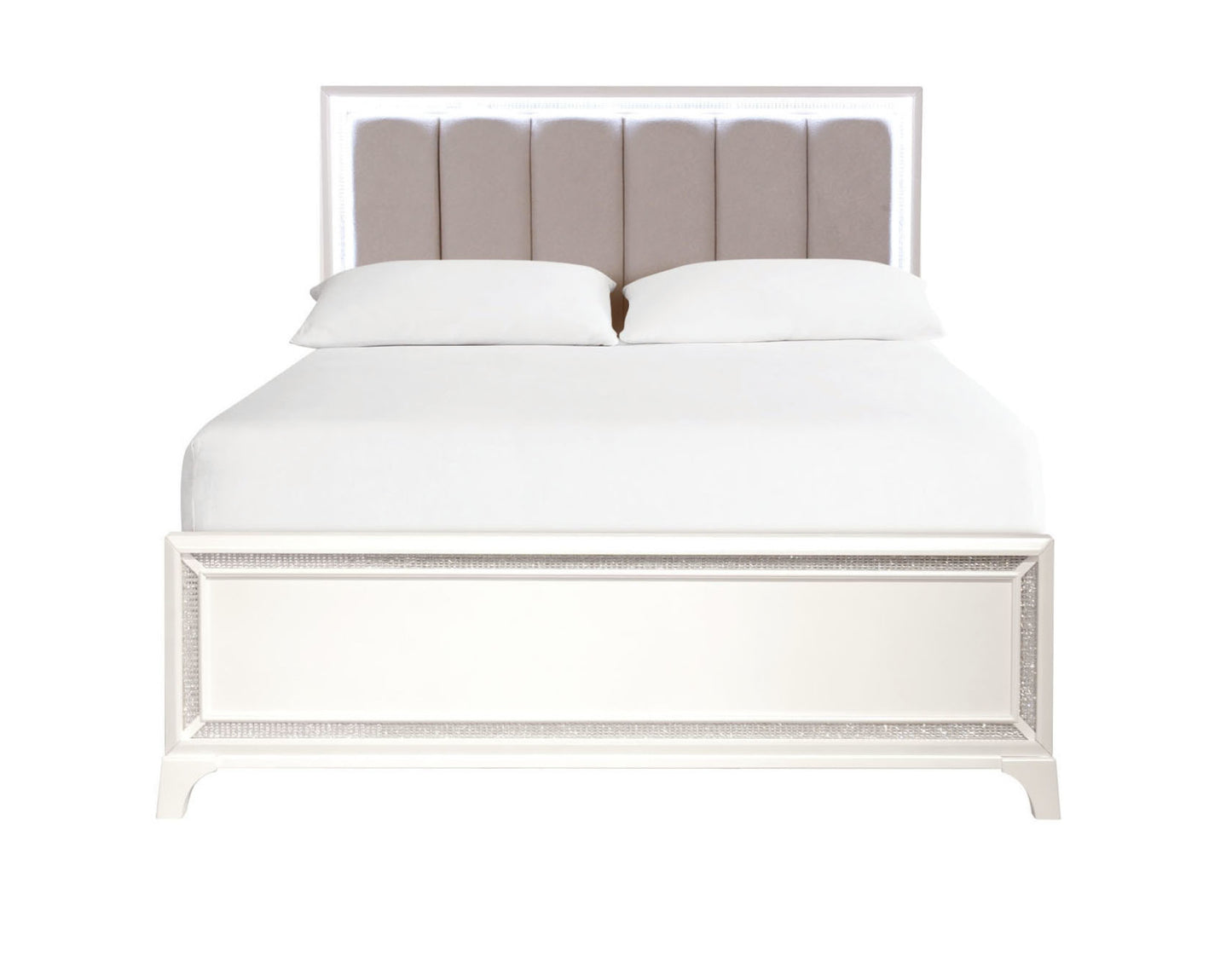Cassie Illuminating Glam King Bedroom
