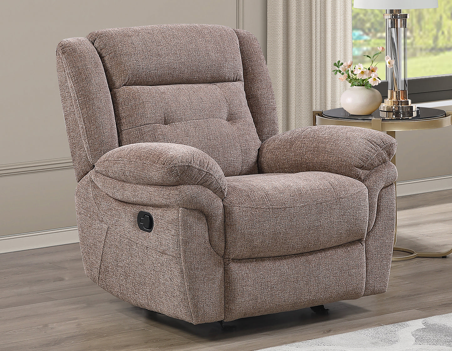 Sydney Manual Reclining

91″ Sofa
91″ Console Loveseat
Recliner