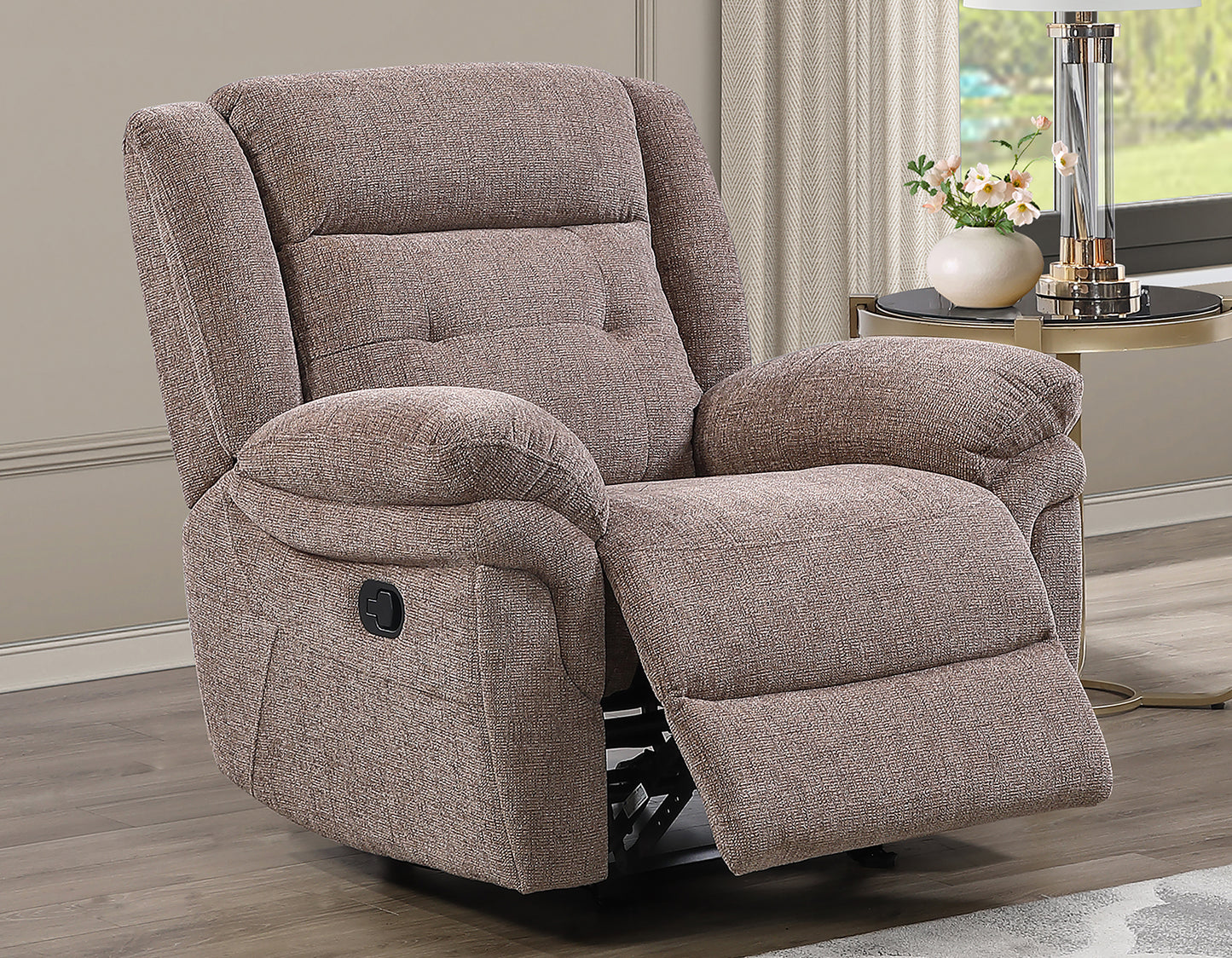 Sydney Manual Reclining

91″ Sofa
91″ Console Loveseat
Recliner