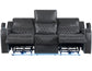 Luna Home Cinema Power Reclining, Charcoal

82″ Sofa
71″ Loveseat Console
Recliner